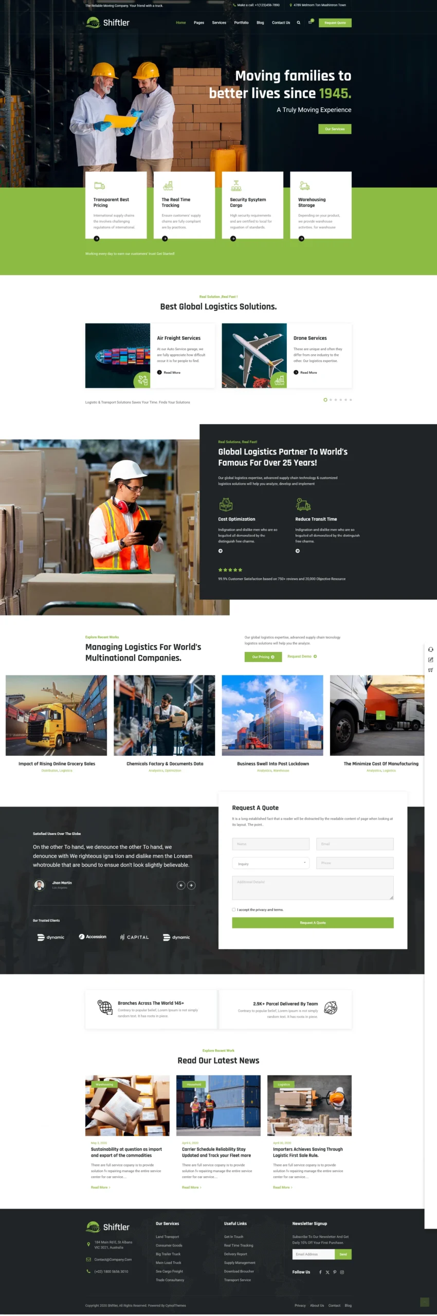 Wordpress Website Template 1