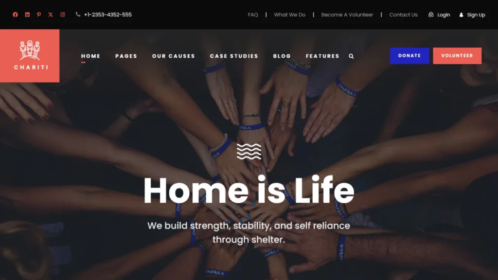 Chariti – Nonprofit WordPress Theme