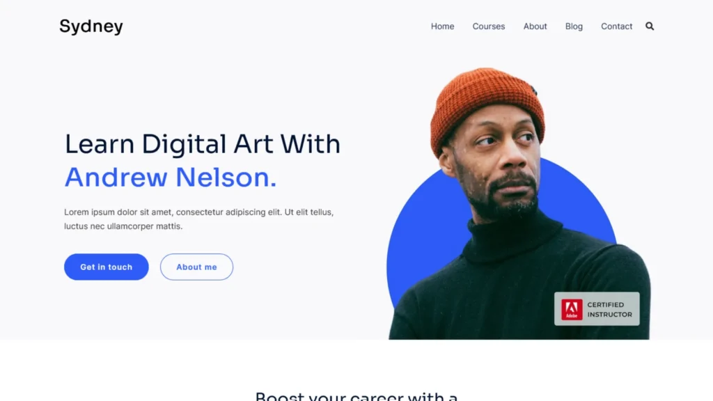 Sydney – Lightweight WordPress Theme