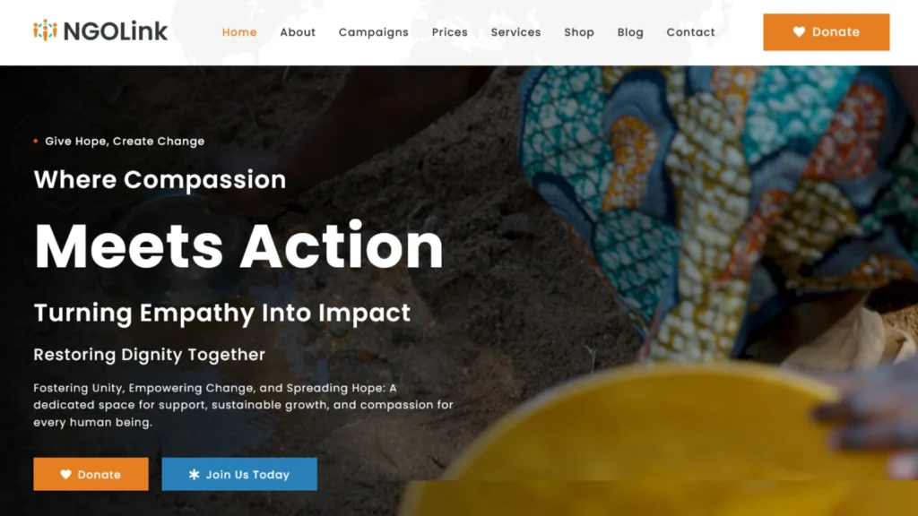 The Ultimate All-In-One WordPress Website Template for Modern Nonprofits – NGOLink